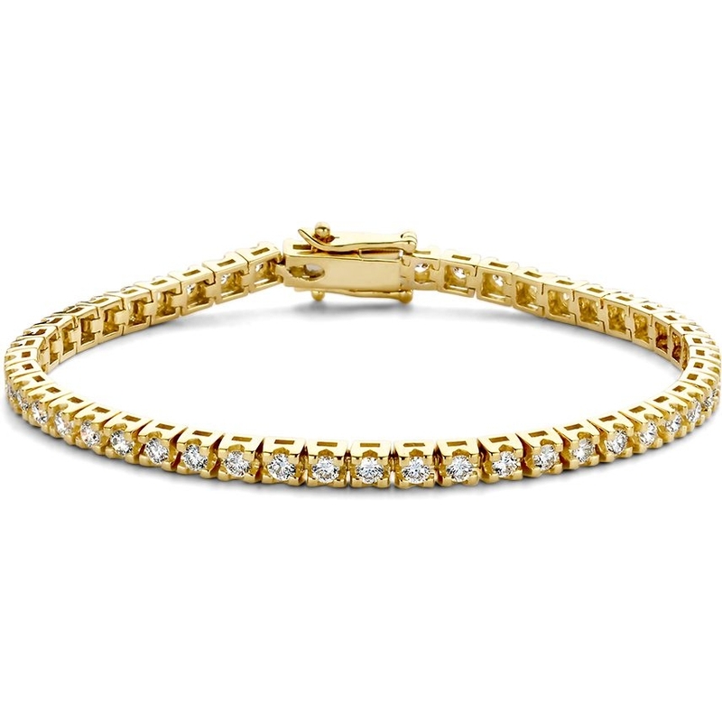 Aurore Jewelry AA15800300 Chloe 18k gouden armband met 3 ct lab grown diamant