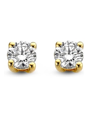 Auore Jewelry OA15010050 Olivia 18k gouden oorknopjes met 0,50 ct lab grown diamant