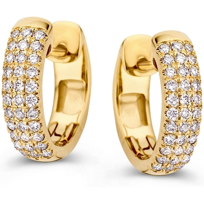 Aurore Jewelry OA15530050 Emilie 18k gouden oorringen met 0,50 ct diamant lab grown