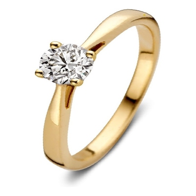 Aurore RA15010050 Olivia 18 karaat gouden ring met 0,50 ct lab grown diamant