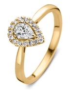 Aurore RA15200030 Elin 18 karaat gouden ring met 0,30 ct lab grown diamant