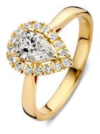 Aurore RA15200065 Elin 18 karaat gouden ring met 0,65 ct lab grown diamant