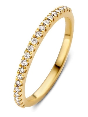 Aurore RA15500020 Millie 18 karaat gouden ring met 0,20 ct lab grown diamant