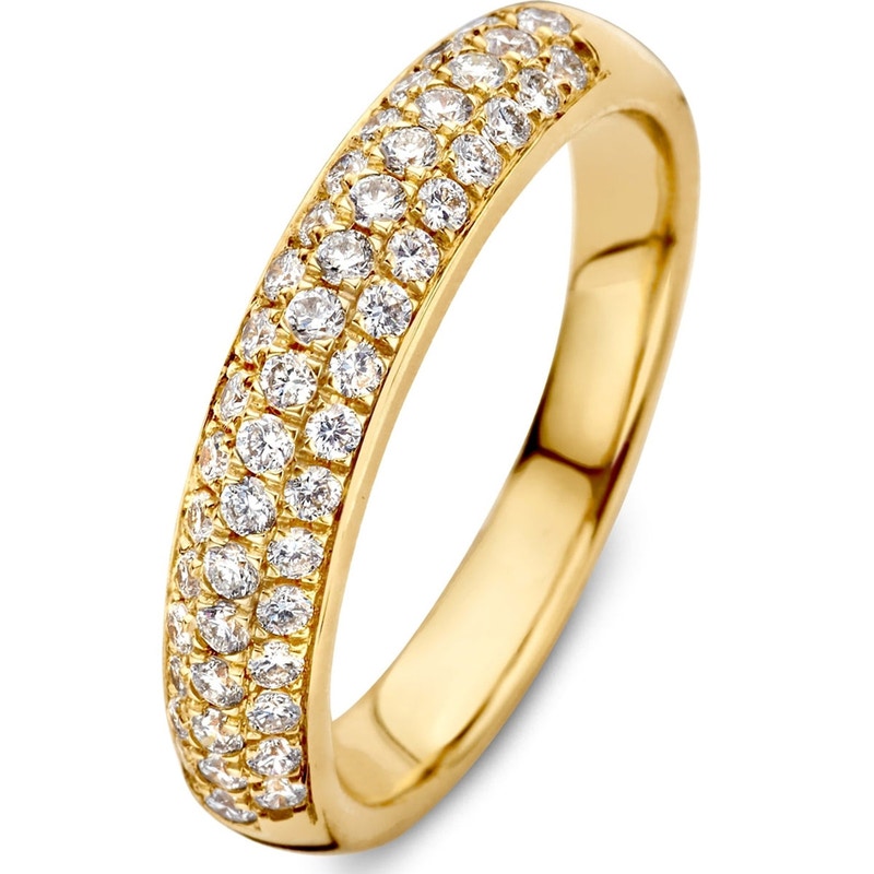 Aurore Jewelry RA15530052 Emilie 18k gouden ring met 0,52 ct diamant lab grown