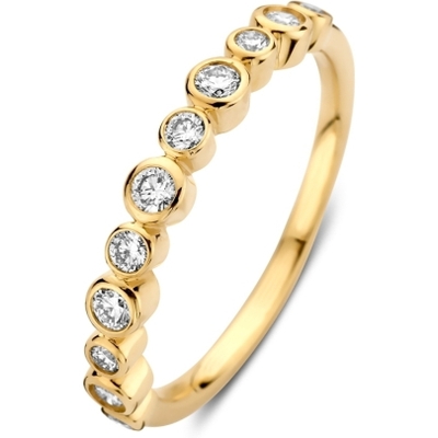 Aurore Jewelry RA15540031 Luna 18k gouden ring met 0,31 ct diamant lab grown