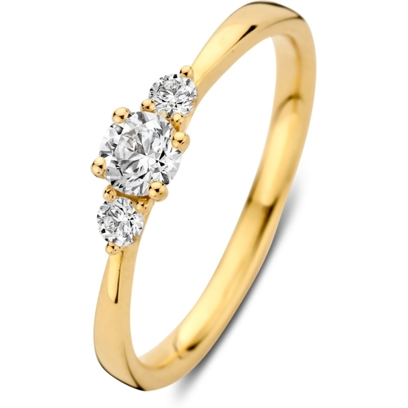 Aurore Jewelry RA15600037 Alix 18k gouden ring met 0,37 ct diamant lab grown
