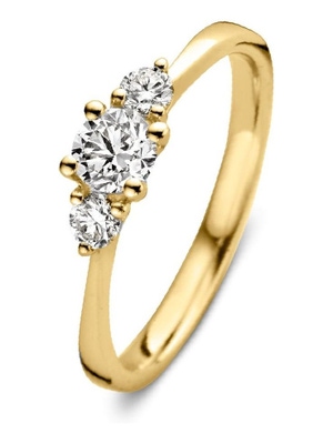 Aurore RA15600050 Alix 18 karaat gouden ring met 0,50 ct lab grown diamant