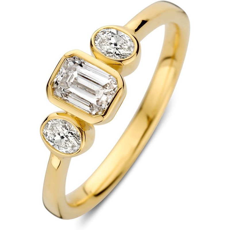 Aurore Jewelry RA15640070 Charlie 18k gouden ring diamant