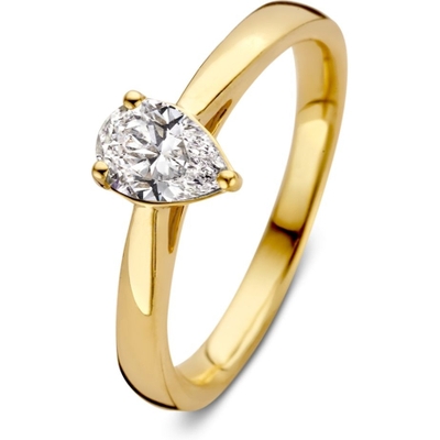 Aurore Jewelry RA15710050 Ava 18k gouden solitair ring met 0,50 ct lab grown diamant