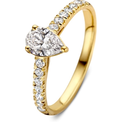 Aurore Jewelry RA15720075 Ava Royal 18k gouden ring met 0,75 ct lab grown diamant