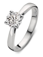 Aurore RA25010100 Olivia 18 karaat gouden ring met 1,00 ct lab grown diamant