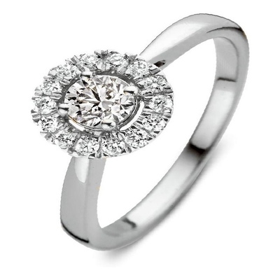 Aurore RA25100050 Emma 18 karaat gouden ring met 0,50 ct lab grown diamant