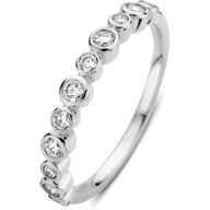 Aurore Jewelry RA25540031 Luna 18k witgouden ring met 0,31 ct diamant lab grown