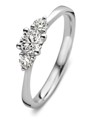 Aurore RA25600050 Alix 18 karaat gouden ring met 0,50 ct lab grown diamant