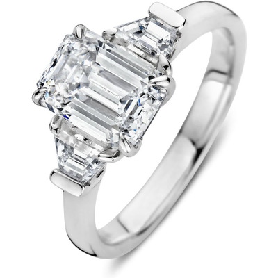 Aurore Jewelry RA25652140 Loïs 18k witgouden ring diamant