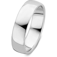Aurore Jewelry RA26120060 Jess 18 karaat witgouden trouwring 6 mm