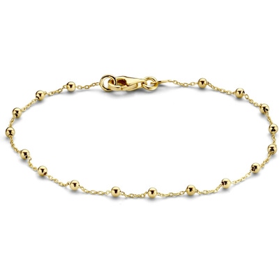 AW106732 14 karaat gouden armband met bolletjes 19 cm