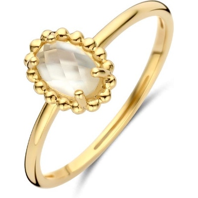 Blush 1272YMQ 14k gouden ring met parelmoer steen