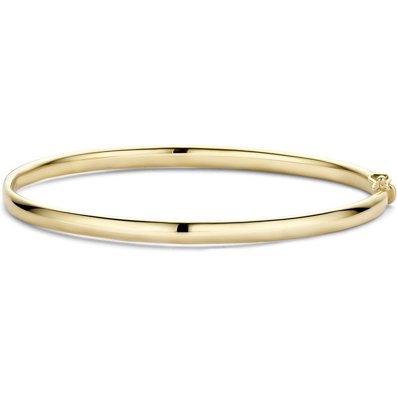 Blush 2155YGO 14k gouden ovale slavenarmband 65 mm