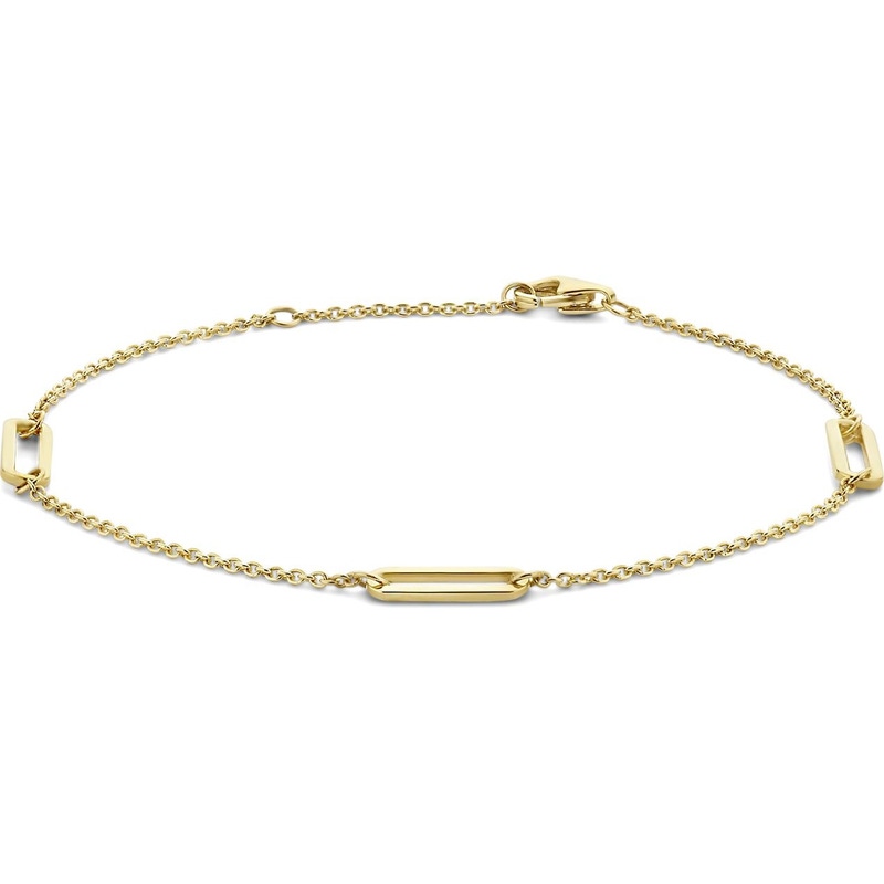Blush 2179YGO 14k gouden schakelarmband closed forever 18 cm