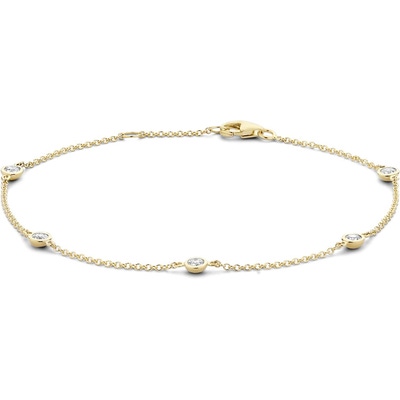 Blush 2187YZI 14k gouden armband met zirkonia 18 cm