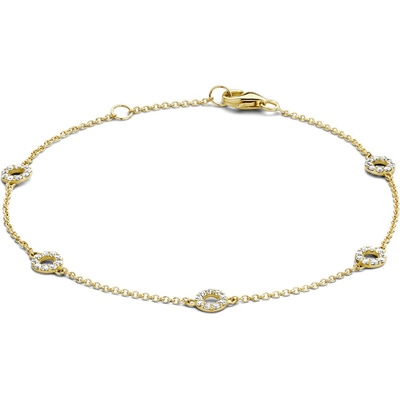 Blush 2200YZI 14k gouden armband met zirkonia 18 cm