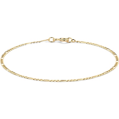 Blush 2261YGO 14k gouden figaro schakelarmband 17,5 cm