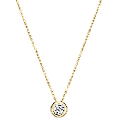 Blush 3052YZI 14k gouden ketting met zirkonia 42 cm