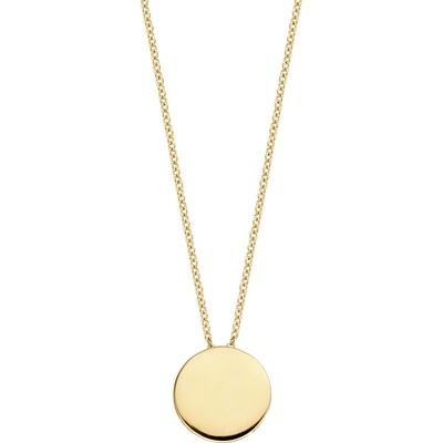 Blush 3088YGO 14k gouden ketting met ronde hanger 42 cm