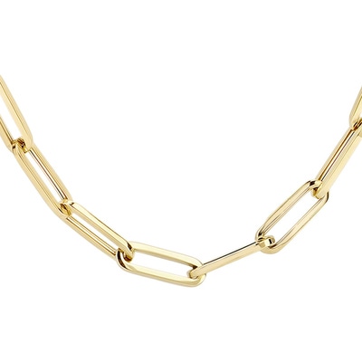 Blush 3101YGO 14k gouden closed forever schakelketting 45 cm