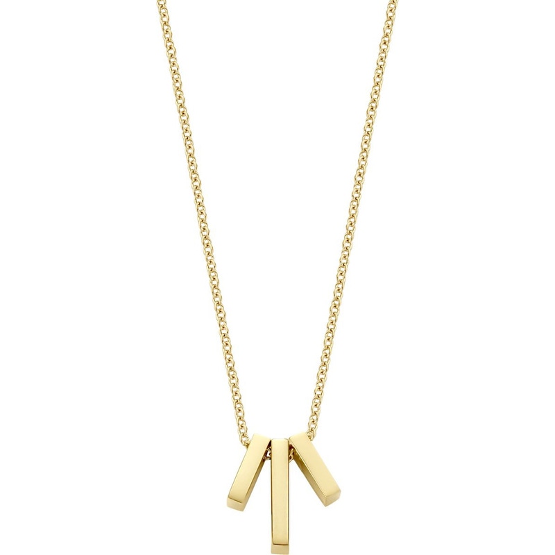 Blush 3121YGO 14k gouden ketting met staafjes hanger 42 cm