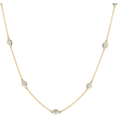Blush 3172YZI 14k gouden collier met zirkonia 42 cm