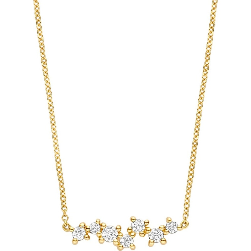 Blush 3191YZI 14k gouden ketting met hanger zirkonia