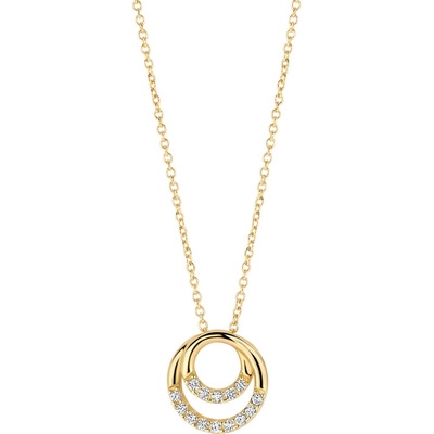 Blush 3193YZI 14k gouden ketting met hanger zirkonia