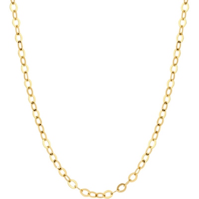 Blush 3198YGO 14k gouden jasseron schakelketting 42 cm
