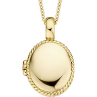 Blush 6081YGO 14k gouden medaillon ovaal 17 mm