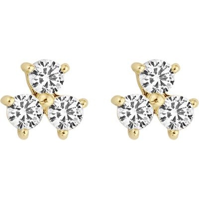 Blush 7197YZI 14k gouden oorknopjes met zirkonia 4,5 mm