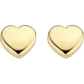 Blush 7245YGO 14k gouden oorknopjes met hartje 3,6 mm