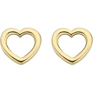 Blush 7246YGO 14k gouden oorknopjes hartje 4,8 mm