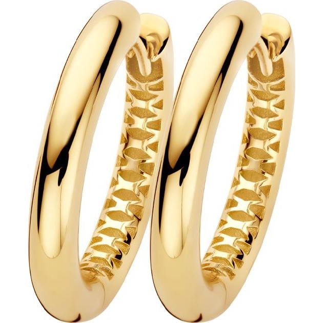 Blush 7370YGO 14k gouden oorringen 19,5 mm