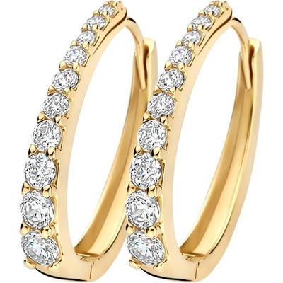 Blush 7375YZI 14k gouden oorringen met zirkonia 20 mm