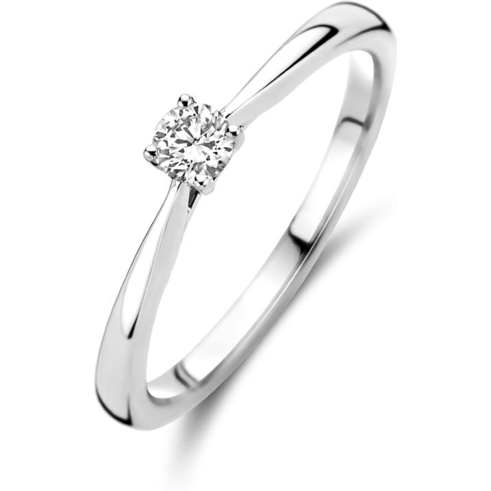 Blush LG1000W 14k witgouden ring met diamant lab grown