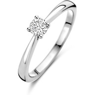 Blush LG1001W 14k witgouden ring met diamant lab grown