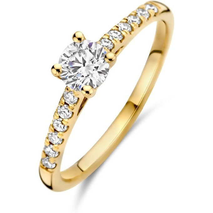 Blush LG1006Y 14k gouden ring met diamant lab grown