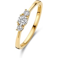 Blush LG1007Y 14k gouden ring met 0,26 ct diamant lab grown