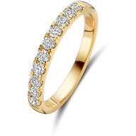 Blush LG1014Y 14k gouden rijring met 0,48 ct diamant lab grown
