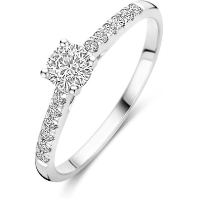 Blush LG1018W 14k witgouden ring met diamant lab grown