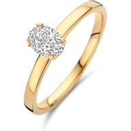Blush LG1019Y 14k gouden ring met diamant lab grown