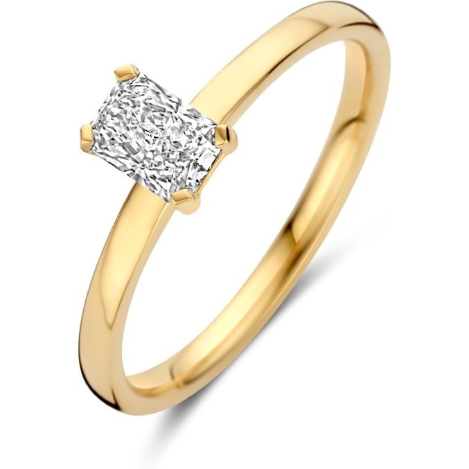 Blush LG1020Y 14k gouden ring met diamant lab grown