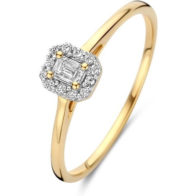 Blush LG1022Y 14k gouden ring met 0,17 ct diamant lab grown